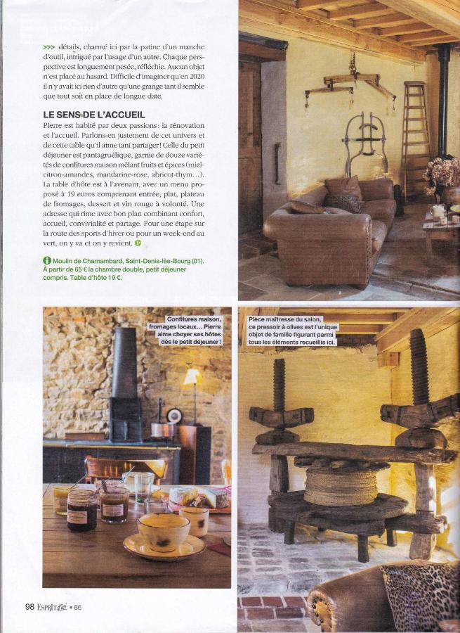 Le Moulin De Chamambard 호텔 Saint-Denis-les-Bourg 외부 사진