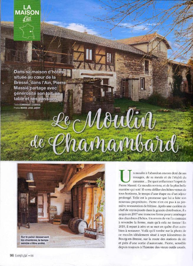 Le Moulin De Chamambard 호텔 Saint-Denis-les-Bourg 외부 사진